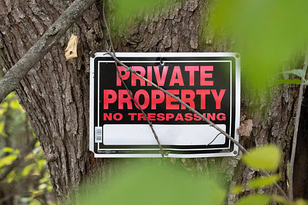 istock Private Property No Trespassing Sign 2228352889
