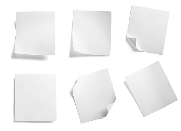 istock paper message note reminder blank background office business white empty page label tag 2228354245
