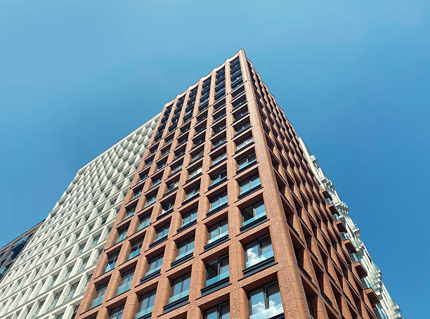 istock Architecture and real estate, modern residential apartment building with large panoramic windows 2228366097