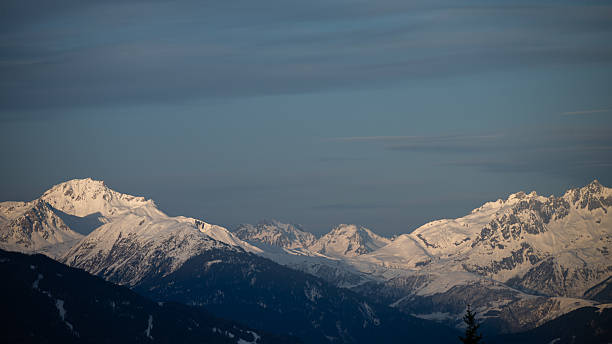 istock Snowy Mountain Landscape at Les Arcs, French 2228366141