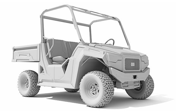 istock UTV Utility Vehicle in Clay Style Render on White Background 3D Rendering 2228371711