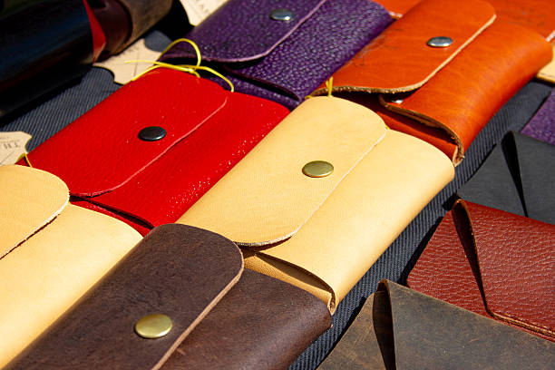 istock Wallets and purses made of high-quality handmade leather 2228377386