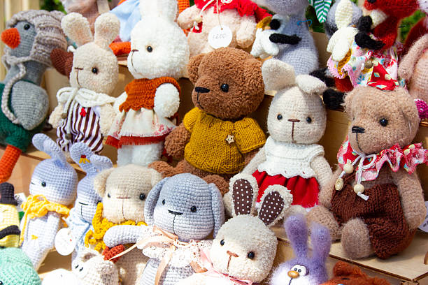 istock soft baby knitted handmade toys 2228377410