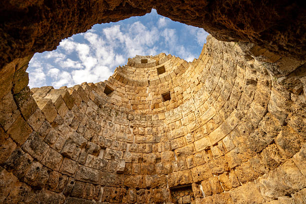 Medieval crusaders castle in Al Karak, Jordan. One of the largest crusader castles in the Levant, built in 1142.