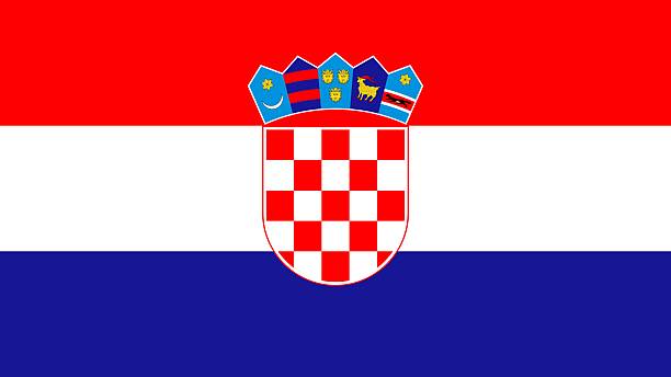 istock Croatia national flag with distinct colors and emblem 2228390630