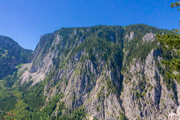 Rax Alps rugged limestone peaks and dense forests panoramic hiking trails, alpine huts, and scenic ridges in crisp daylight for authentic Austrian mountain. Rax Alps close to Vienna mountains