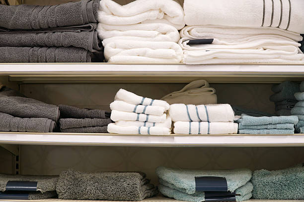 istock stacking bath towels arranged on the shelf in storeFresh lemon isolated on white background 2228395868