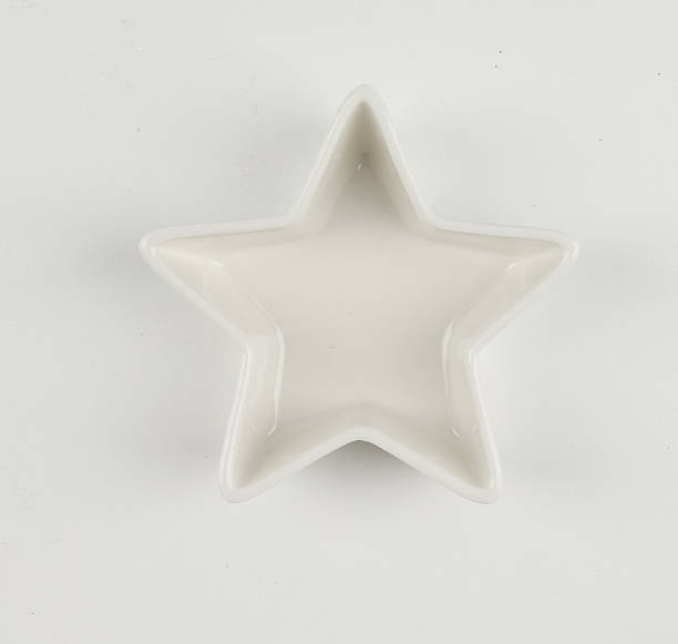 istock Ceramic star cup isolated nature background with clipping path 2228399600