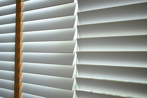 istock white window blinds in home, object for decorate interior of house 2228400179