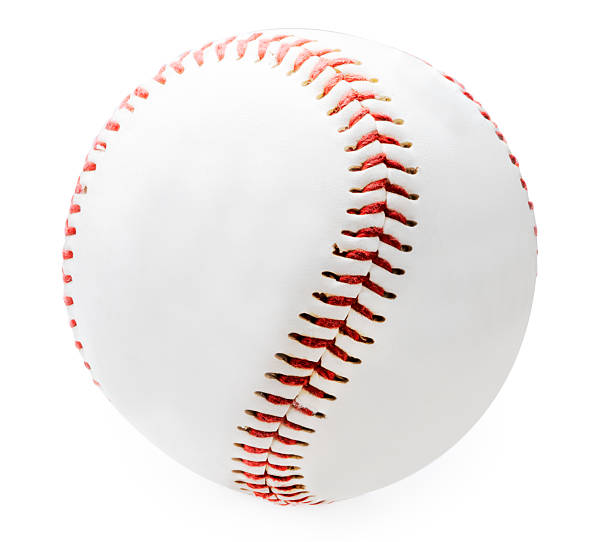 istock Classic white baseball with red stitching isolated on white background with clipping path. Perfect for sports design, game concepts, or athletic equipment illustrations. 2228408406