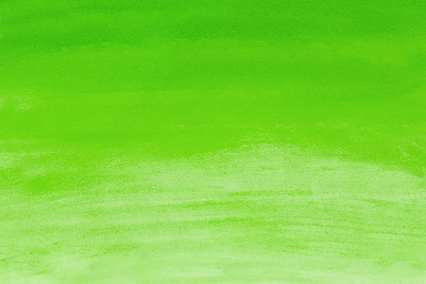 istock green watercolor background. hand painted by brush 2228411426