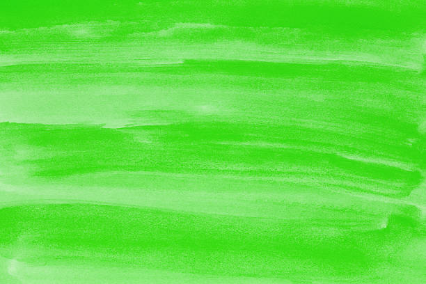 green watercolor background. hand painted by brush