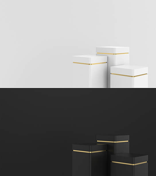 istock High resolution podium render for display product. Platform for cosmetic product showcase 2228418613