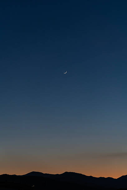 istock crescent moon in the night sky 2228418883