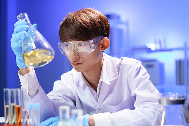 istock A young male scientist examining a in beaker a lab. 2228424178
