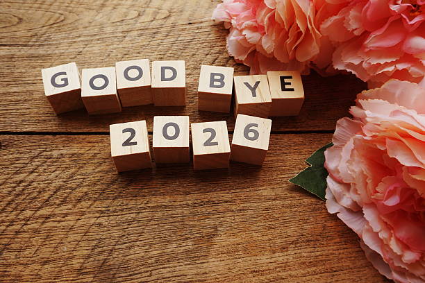 istock Good Bye 2026 word letter with space copy on wooden background 2228424762