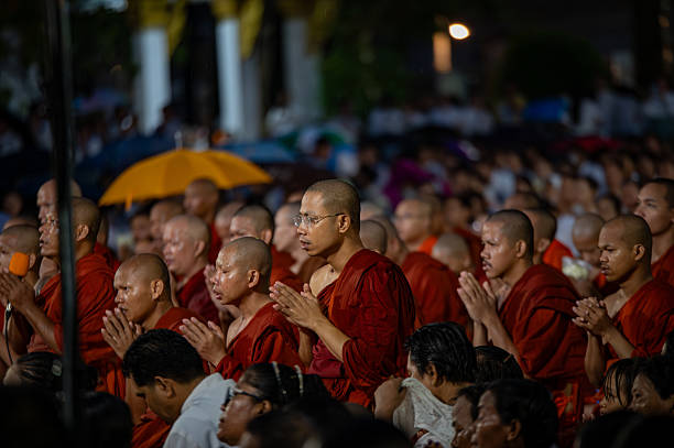 Buddha's Birthday (Visak Bochea) in Kol Tor Teung Pagoda, Cambodia - Kandal, Cambodia - 05, 11, 2025
