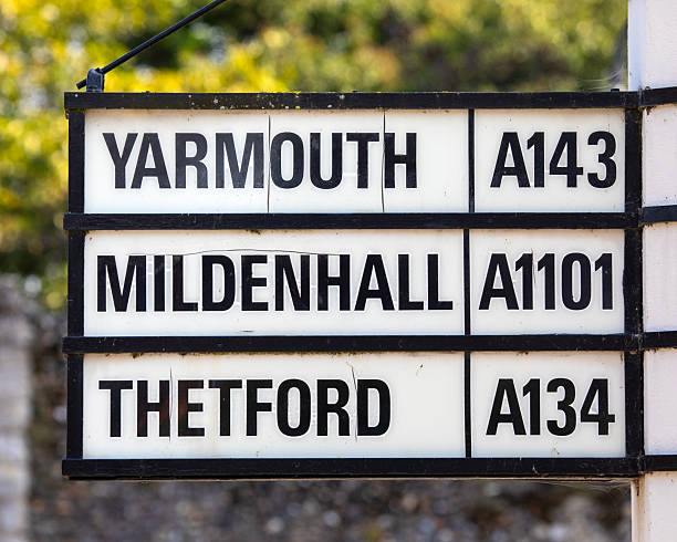 istock Signposts in Bury St. Edmunds, Suffolk 2228443557