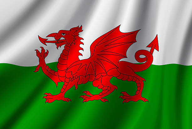 istock Flag of Wales. Vector Waving Flag Background. High detailed Realistic Illustration 2228445481