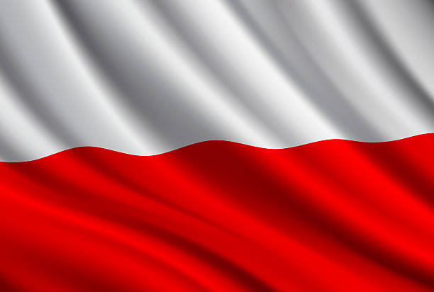 istock Flag of Poland. Vector Waving Flag Background. High detailed Realistic Illustration 2228445709