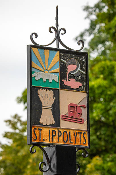 istock Sign for St. Ippolyts in Hertfordshire, UK 2228454130
