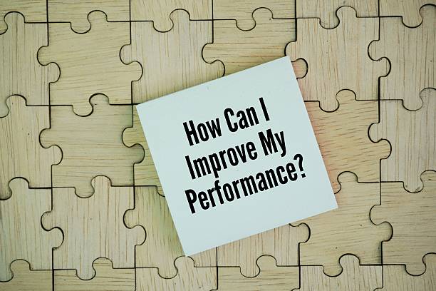 istock Question wording How can I improve my performance? focus on setting clear goals, managing your time effectively, minimizing distractions, and seeking feedback. 2228454902