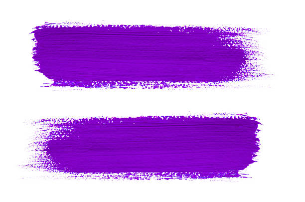 istock Violet brush stroke isolated on background 2228456412