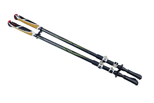 istock Nordic walking sticks isolated on white background 2228459114
