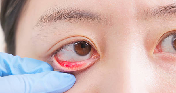 istock closeup asian check hordeolum for patient 2228463565