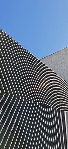 istock Building with metal facade, highlighting its modern and functional design 2228463726