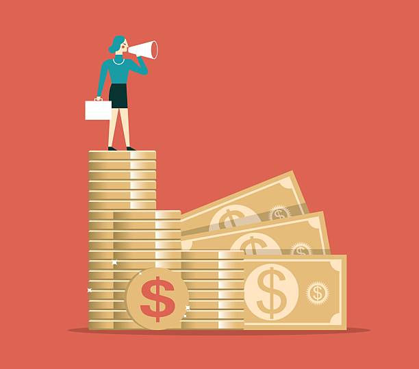 istock Businesswoman - Marketing - Currency 2228467610