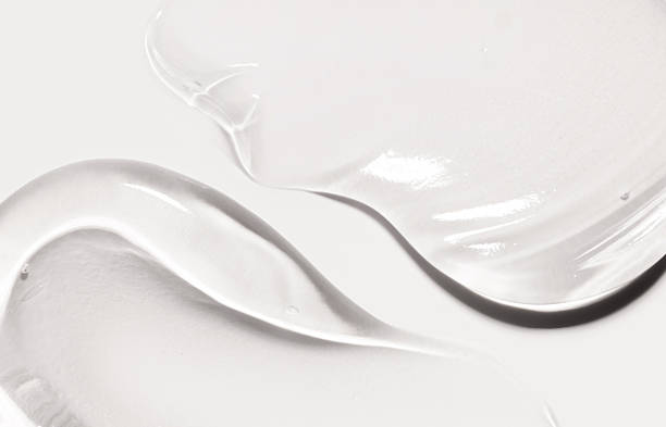 istock cosmetic sample of transparent gel texture on light background 2228467743