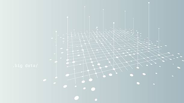 stockillustraties, clipart, cartoons en iconen met network background. connections with points, lines - gegevens