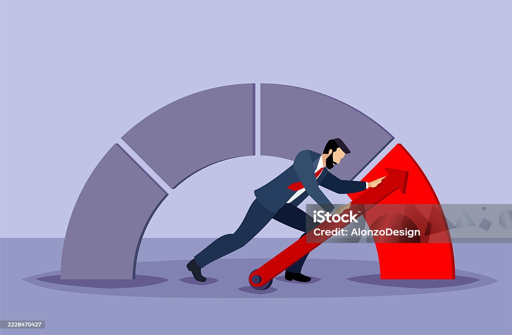 Pushing Performance Pushing The Limits Stock Illustration - Download Image Now - Anxiety ...