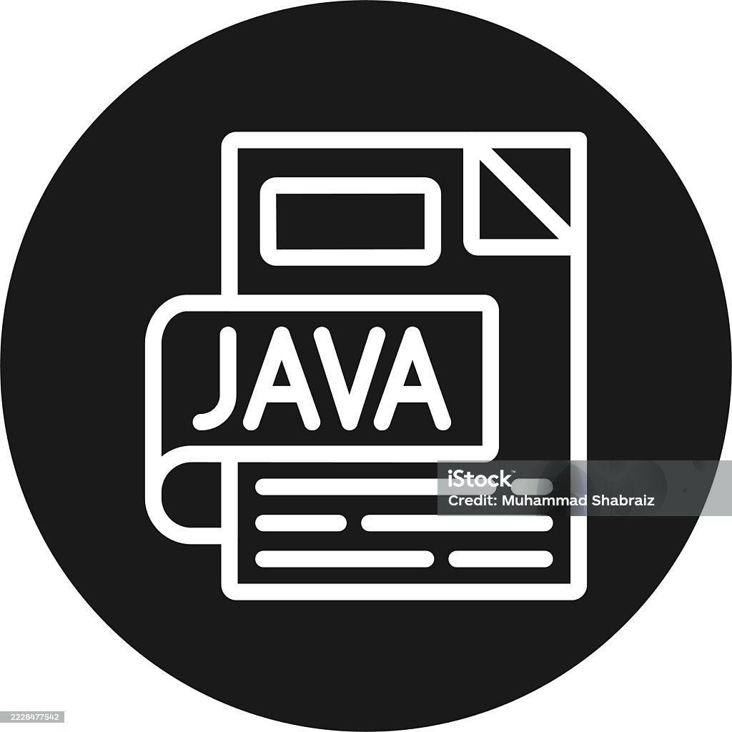 Java Line Circle Inverted Stock Illustration - Download Image Now ...