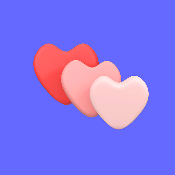 istock Valentine love heart isolated 3d render icon illustration 2228477822