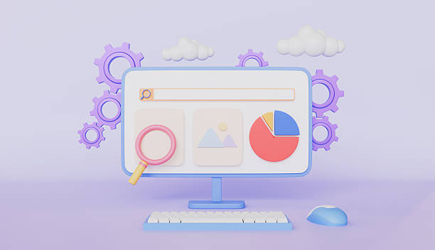 istock Computer showing online marketing website concept 2228483465