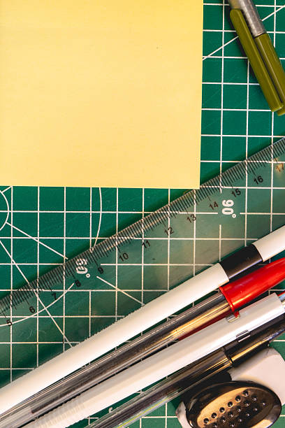 istock School supplies on a green background. 2228490885