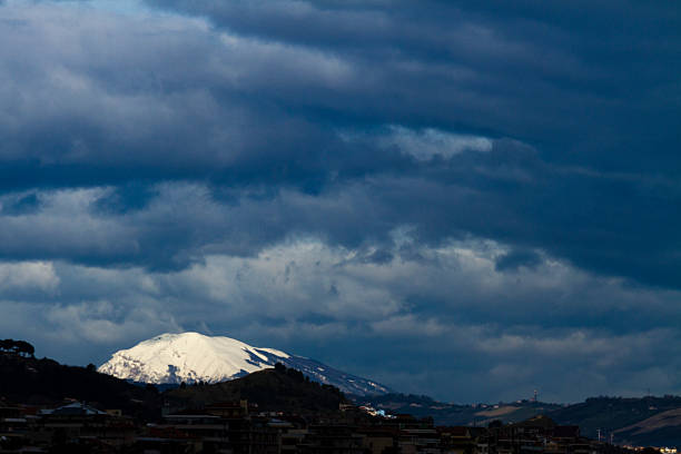 Snowy mountains in Antalya