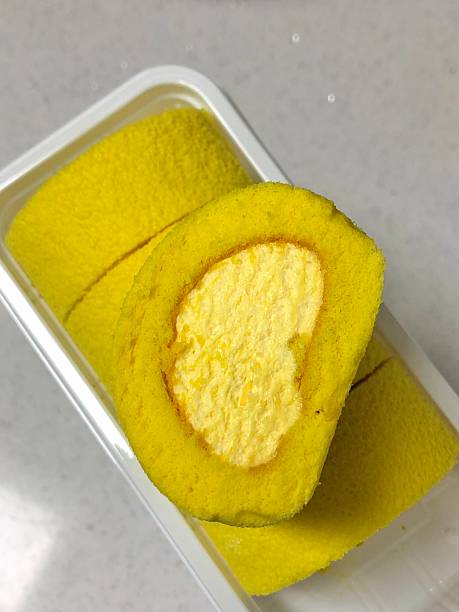 Soft and fluffy cream bread () filled with sweet, silky cream, offering a perfect bite of pillowy texture and rich, creamy indulgence in every delightful mouthful.