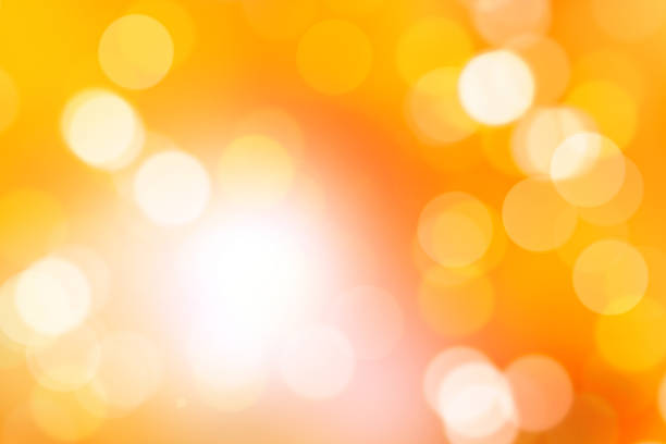Orange background blur, holiday wallpaper