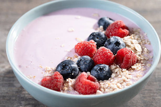 istock Healthy smoothie bowl with berries 2228508946