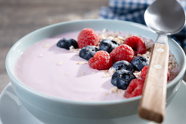 istock Healthy smoothie bowl with berries 2228508986