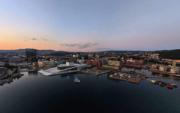 istock Oslo city center at sunset 2228509028
