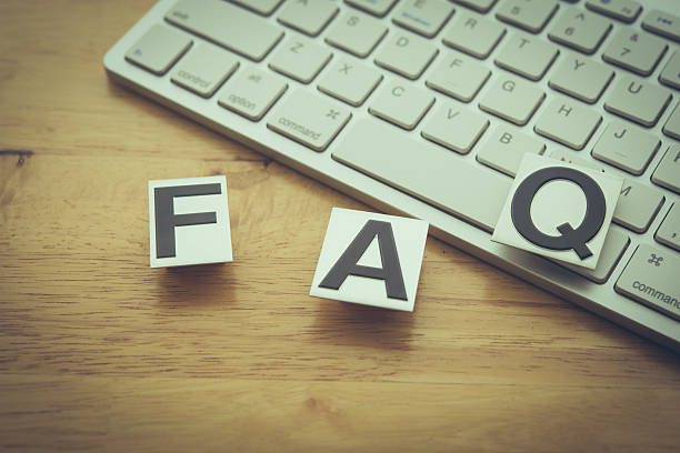 Hướng dẫn ký hợp đồng mua bán điện với EVN 11 FAQ alphabet and computer keyboard on table background. FAQ alphabet and computer keyboard on table background. Frequently asked questions (FAQ) in business, finance, industry, education, medical and so on via online internet or AI technology concept. Frequently Asked Questions about Applications and Procedures stock pictures, royalty-free photos & images