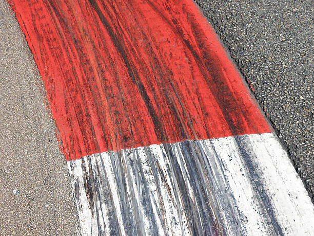 istock Car Race Route Tire Drift Marks on the Road in Monaco 2228519430