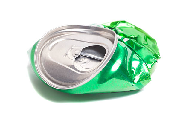 istock Empty crumpled can from energy drink or beer 2228523310