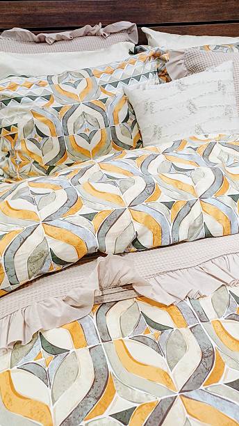 istock bed duvet cover set pillows and quilt 2228535846