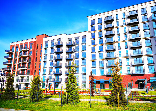 istock Modern Complex of Residential Apartment Buildings. 2228536995