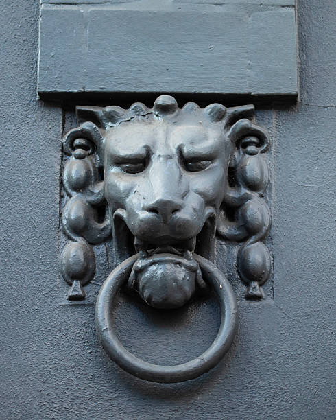 istock Lion Head Sculpture in London, UK 2228540801